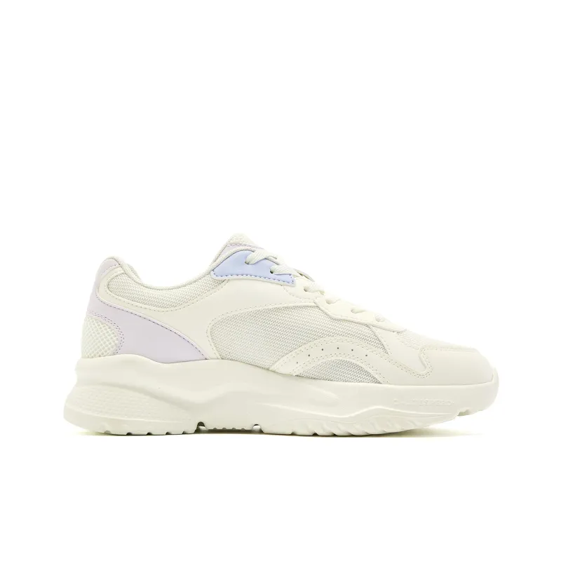 QIAODAN Anti Slip Wear Resistant Low Top Casual Shoes Women's White Purple-1