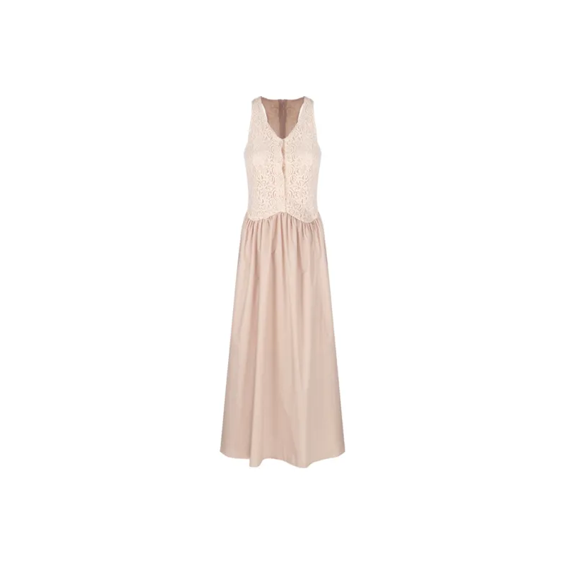 FLIM Sleeveless Dresses Women's Orange-0