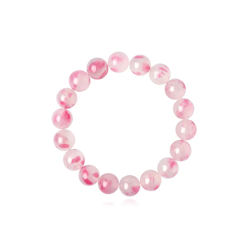 EADDA JEWELRY Natural Rose Quartz Bracelets Unisex-6