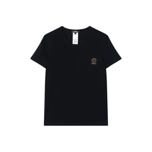VERSACE Short Sleeved V Neck T Shirt
