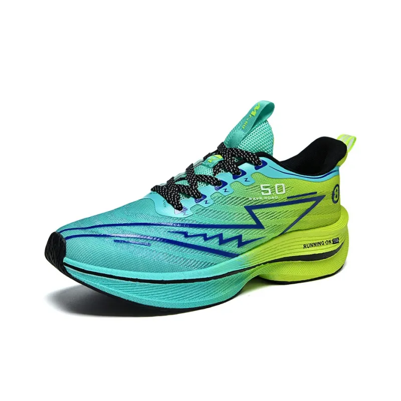 Black tailed deer Running Shoes Unisex Low Top Spring Green/Sunrise/Obsidian/Electric Glow/Flint Stones/Nightfall-1
