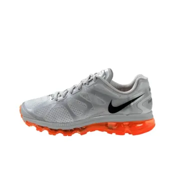 Nike Air Max 2012 Anti Slip Wear Resistant Low Top Running Shoes Men's Gray