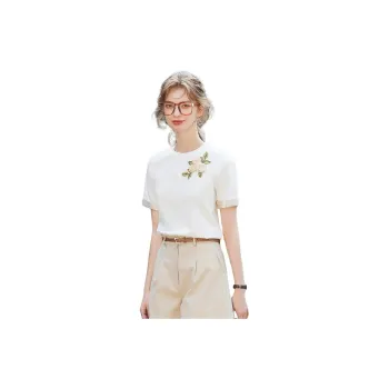 LUYOUYE T Shirts Women's White
