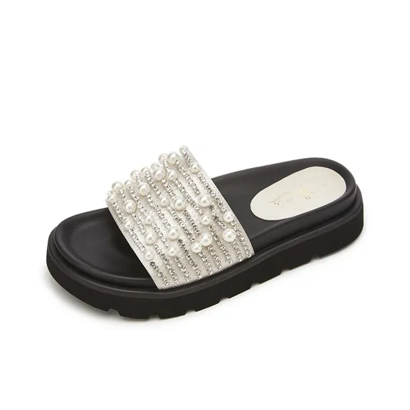MILLIE'S Rubber Sole Slide Slippers Women's-5