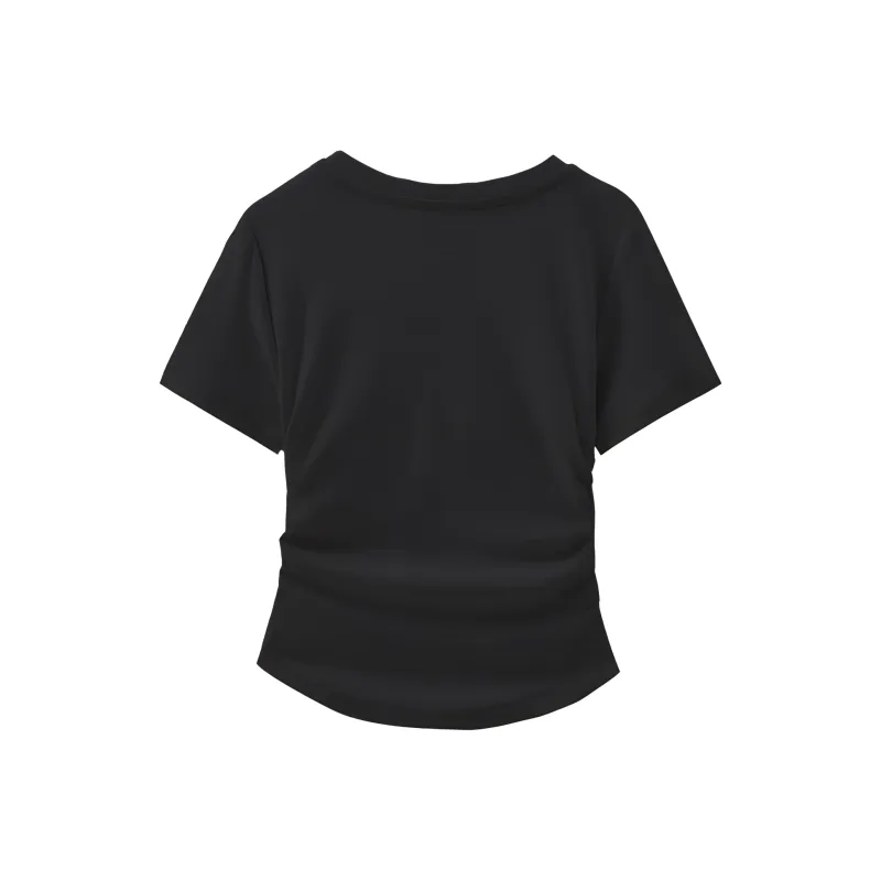 HEISU Regular T Shirt Women's Cream Yellow-24