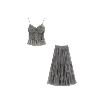PLANE DRIFT Two Piece Skirt Sets Women's