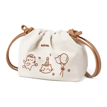 AOKANG Polyurethane Leather Hobo Bag, Crossbody Bag, Shoulder Bag Small Size Women's Multicolor