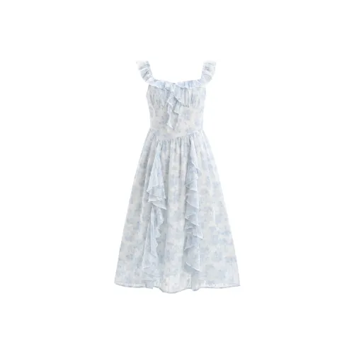 SNBL Slip Dresses Women's Blue