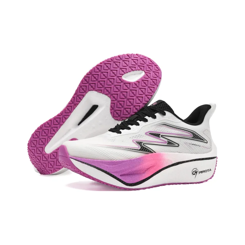 CHRROTA Low Top Running Shoes Unisex Purple Rhythm Flying Shadow-5