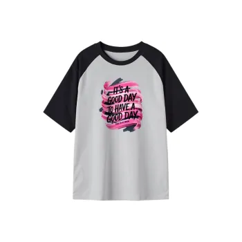 FAIRWHALE Drop Shoulder Sleeve T Shirt Women's