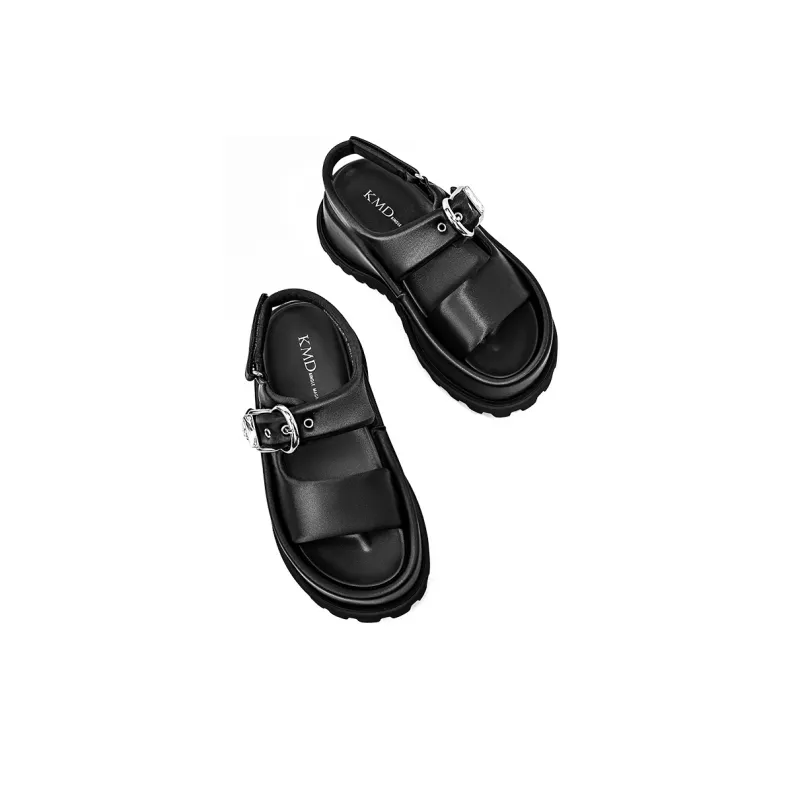 KMD Beach Sandals Women's Black-2