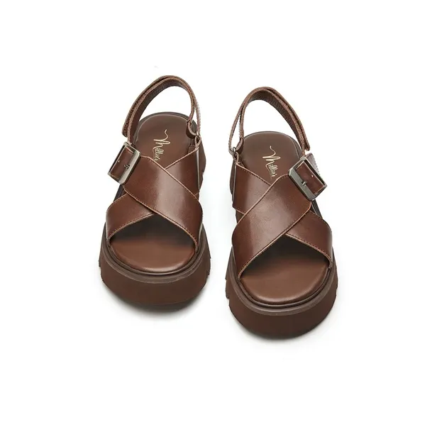 Millies Beach Sandals Women's Black, Brown-7