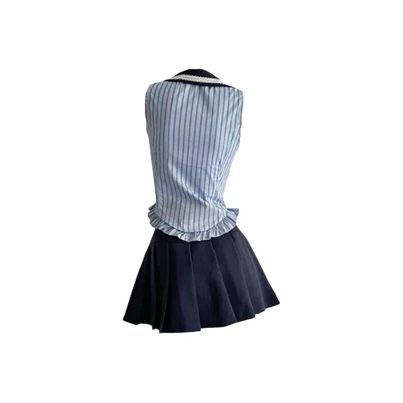 TIBINB Two Piece Skirt Sets Women's-1