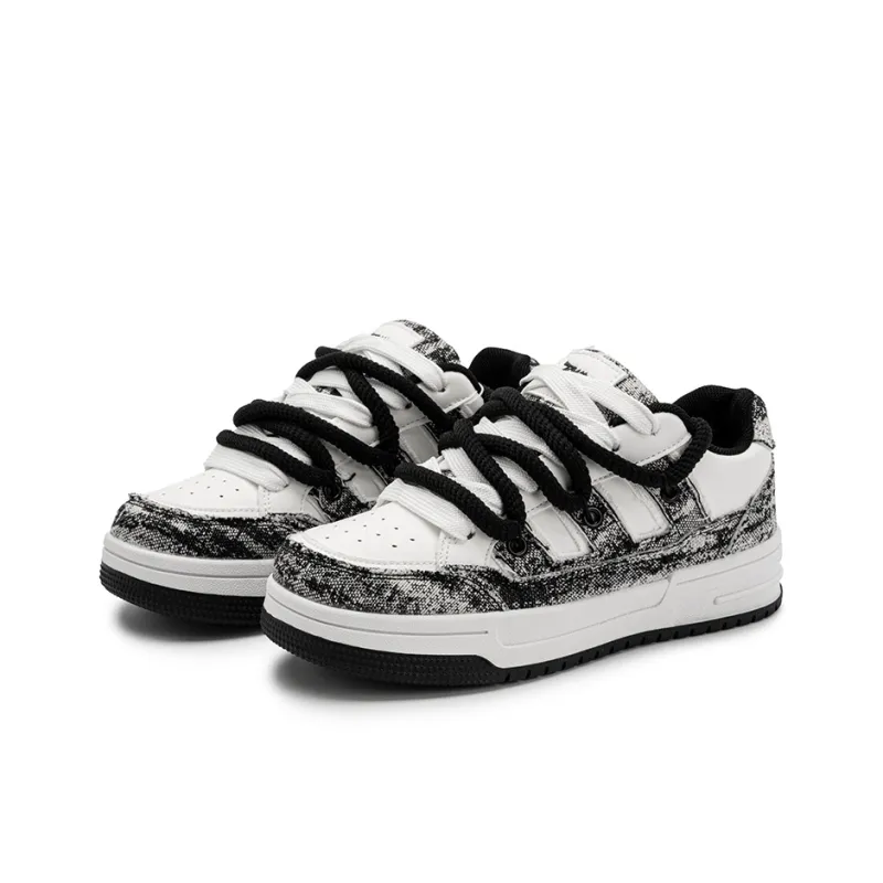 N6K8 Anti Slip Wear Resistant Low Top Skateboard Shoes Unisex-2