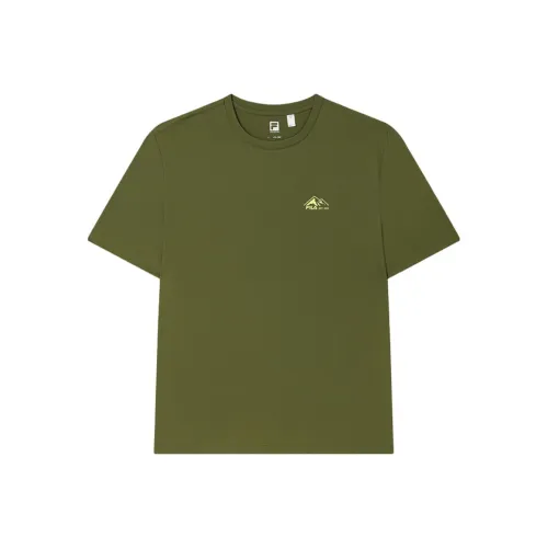 FILA AthleticsFitness T Shirt Men's Dark Army Green