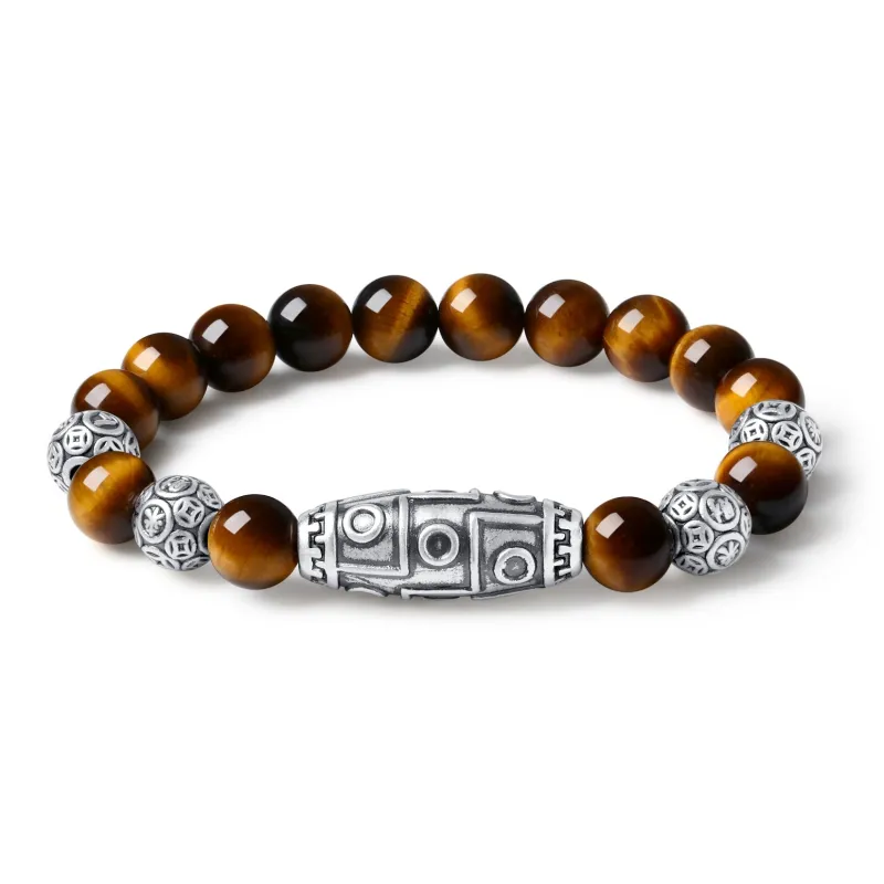 Original Summer Tiger's Eye Stone Bracelets Unisex-0