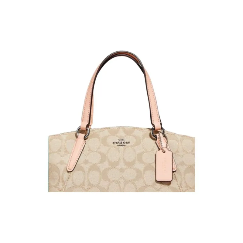 COACH Kelsey Fabric Handbag, Crossbody Bag, Shoulder Bag, Dumpling Bag Small Size Women's Light Pink-1