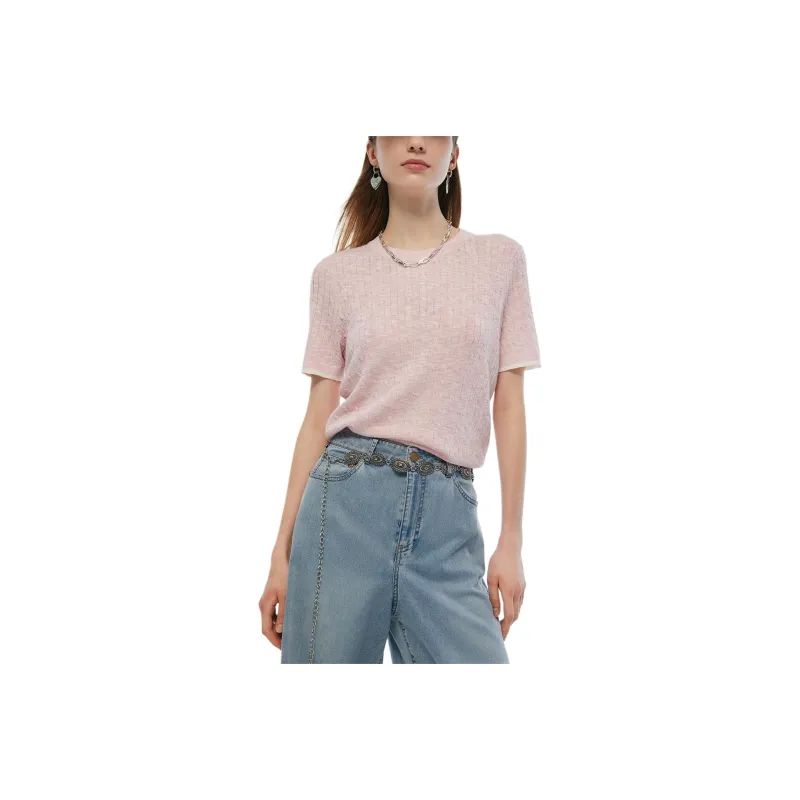 GOELIA T Shirts Women's 11R Light Pink-0