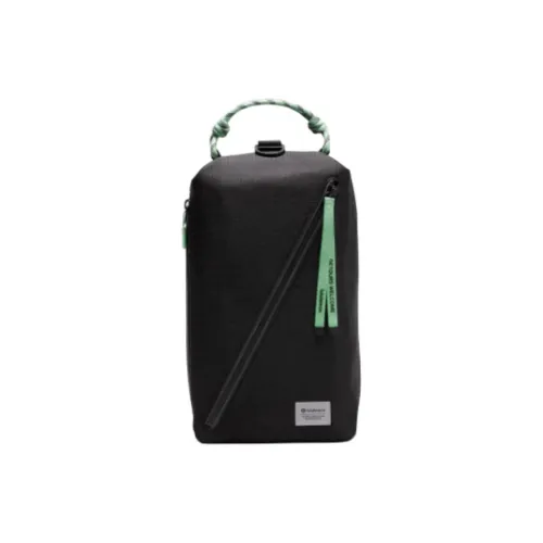 Lululemon Color Block One Shoulder CrossNoris Backpack Women's Black