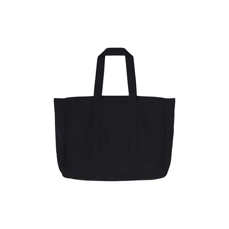 Stussy Fabric Tote Bag Shopping Bag Shoulder Bag Handbag Unisex Black-1