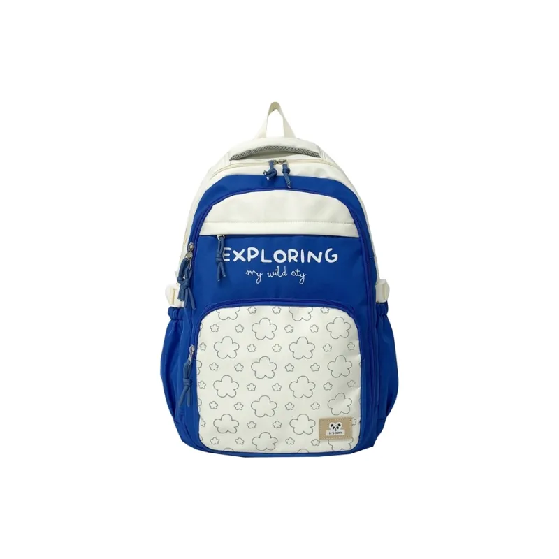 H YXIANG Composite Cloth Backpack Unisex Multicolor-3