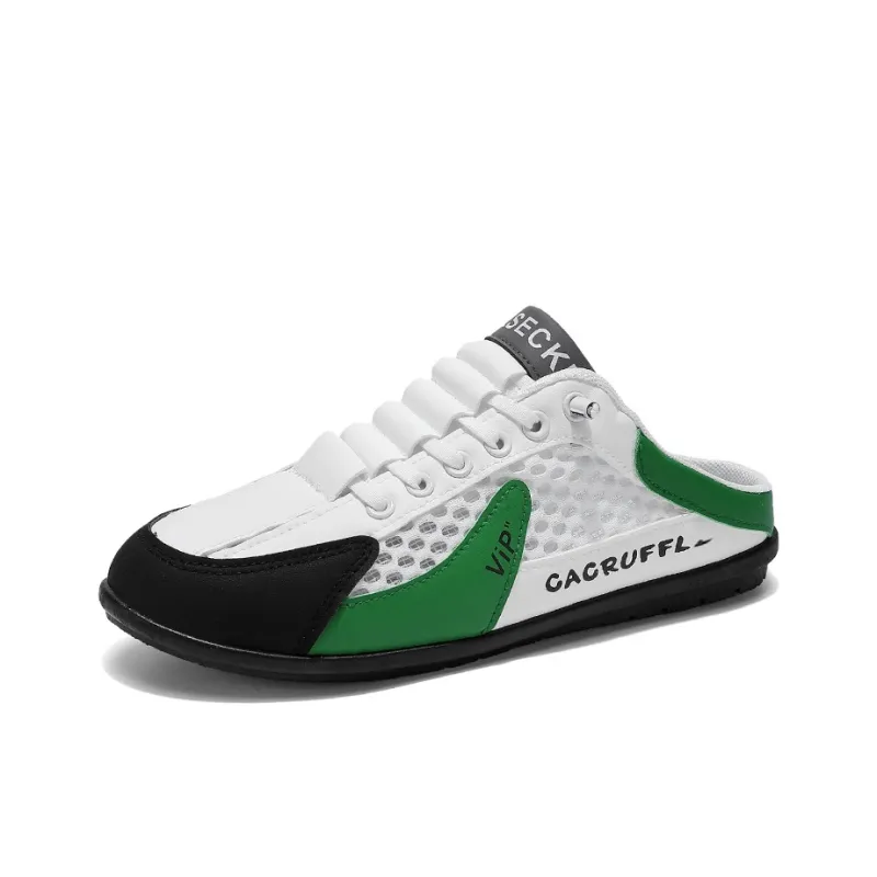 Kuding Skateboard Shoes Men Low Top Gray/Beige/White-4