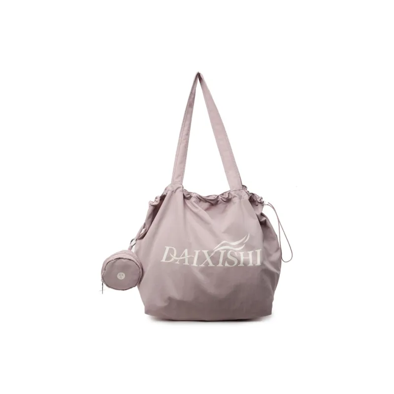 Morellybear Fabric Shoulder Bag Regular Women's Black/Ecru/Pink/Khaki/Purple-28
