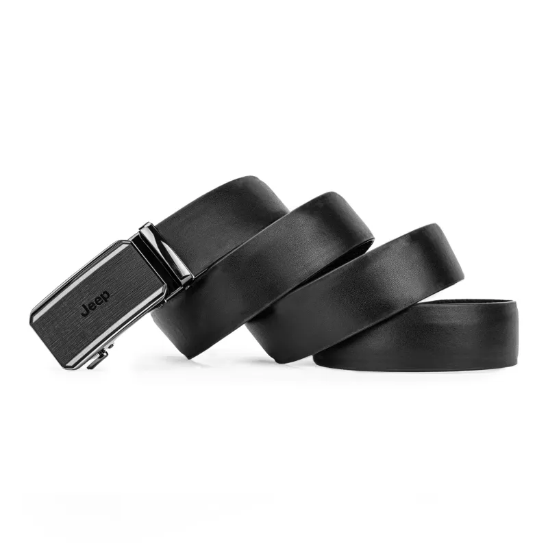 Jeep Top Grain Cow Leather Belts Men's 3.5cm-3