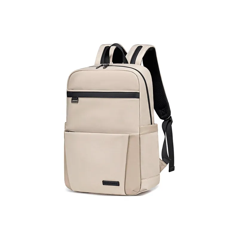 ARCTIC HUNTER Nylon With Microfiber Backpack Men's Black/Khaki-6