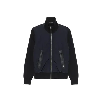 TOM FORD Panelled Bomber Jacket