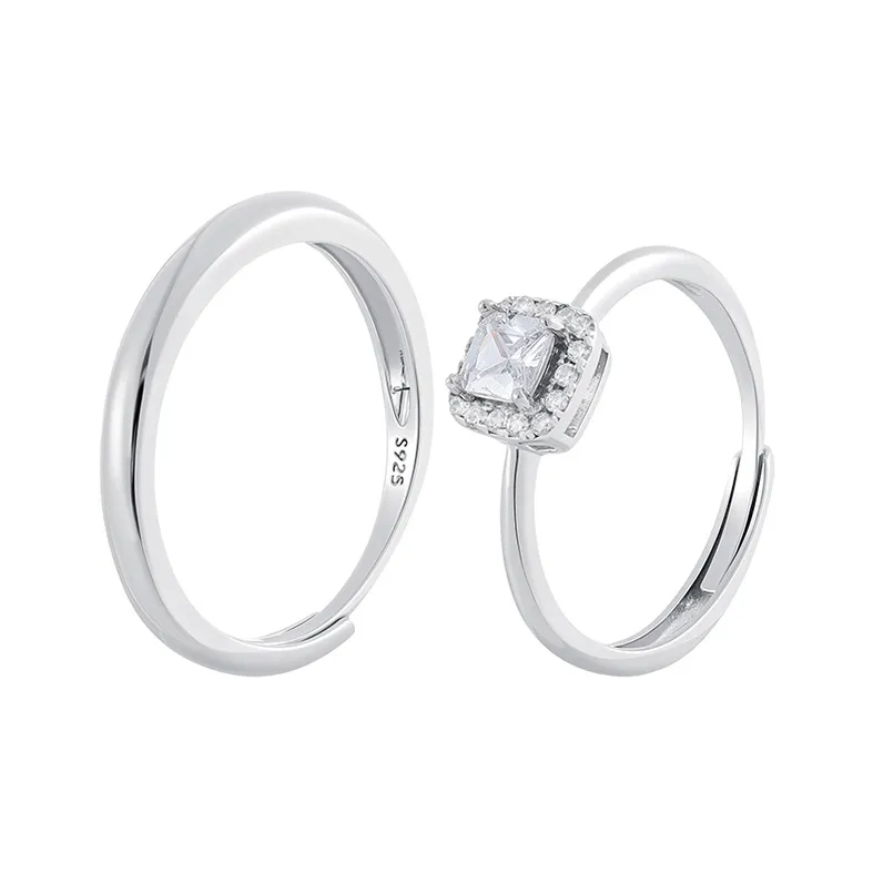 MISS XIA JWY 925 Sterling Silver Rings Unisex-12