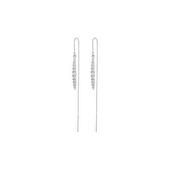 MISS XIA JWY Silver Plated Copper Drop Earrings Women's