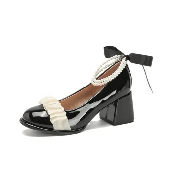 City Camel Chunky Heel High Heels Women's