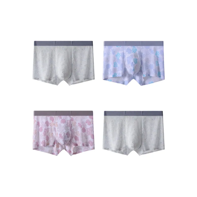 LUYOUYE Underpants Men's 4 Pack-12