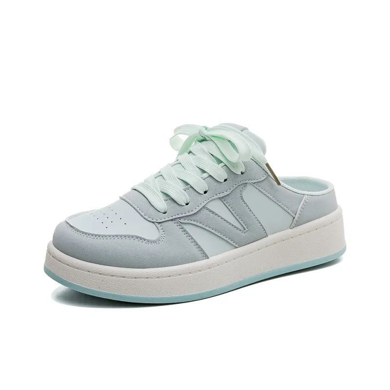 HUANQIU Abrasion Resistant Slip Resistant Closed Toe Slippers Women's Aqua-1