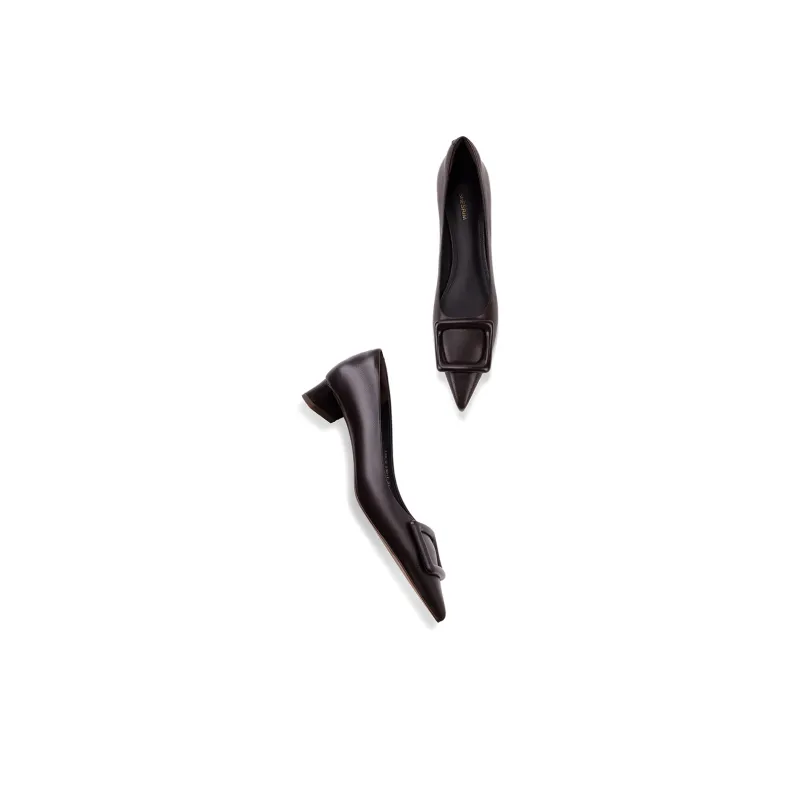 Shesrim Chunky Heel High Heels Women's-4