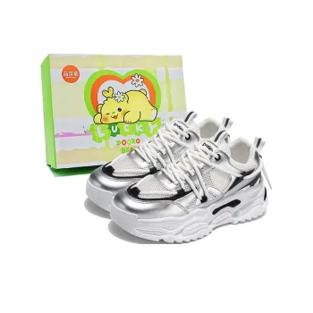 Budding Bear Slip Resistant, Abrasion Resistant, Breathable Low Top Chunky Sneakers Men's