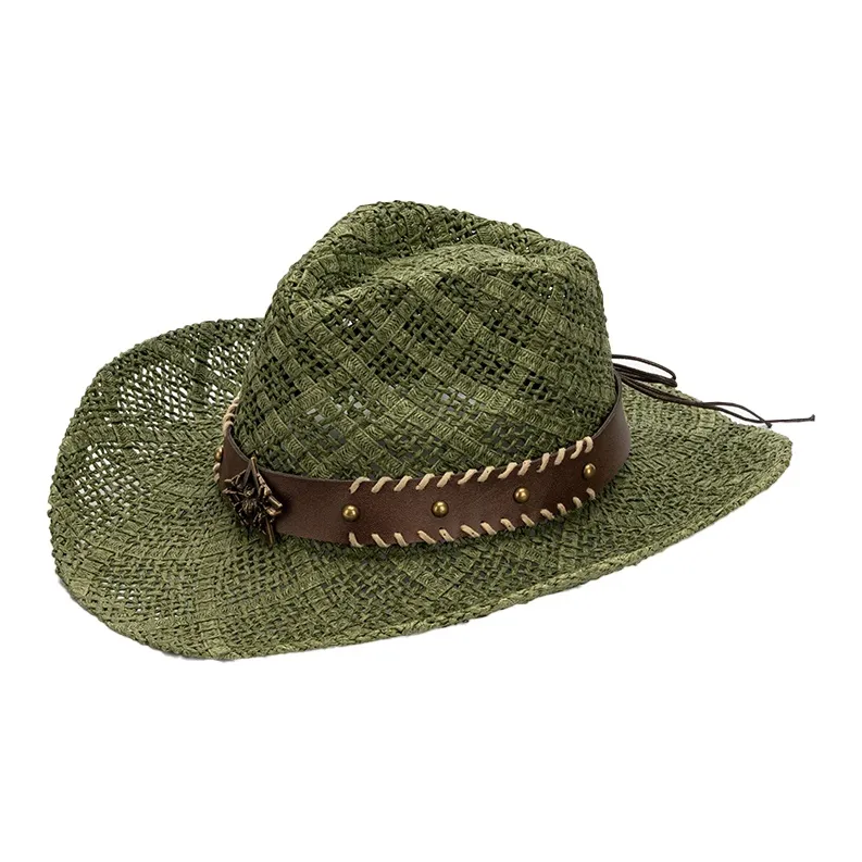MUSTKOO Straw Woven Sun Protection Hats Unisex-6