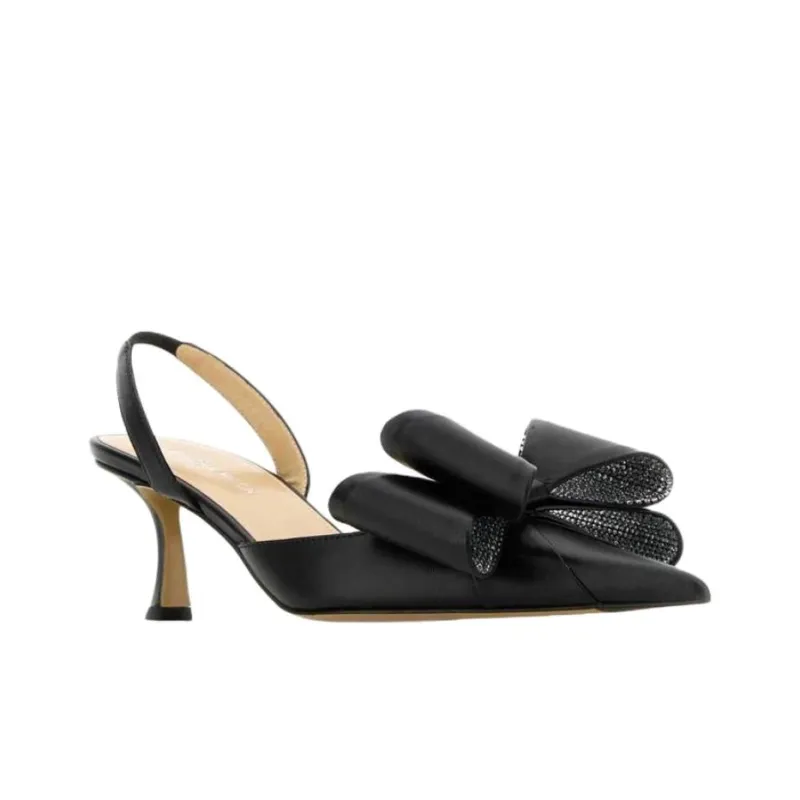 MACH & MACH Irregular Heel High Heels 6.5cm Women's Black-2