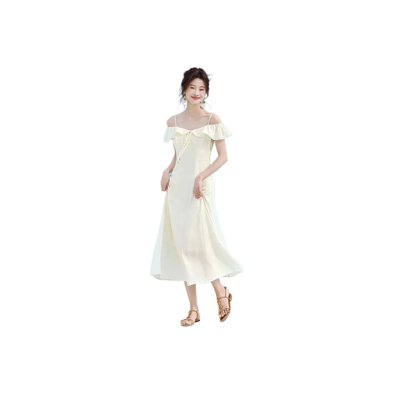 Mo Han Yi Mei Short Sleeved Dress Women's-0