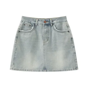 KUHNMARVIN Denim Short Skirts Women's