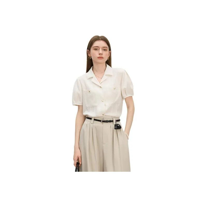 FANSILANEN Shirts Women's Beige-0