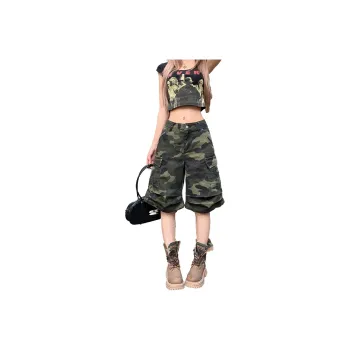 MPOX Denim Shorts Women's Camouflage