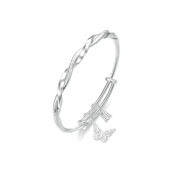 CUTE DAME S999 Fine Silver Sterling Silver Bracelets Women's