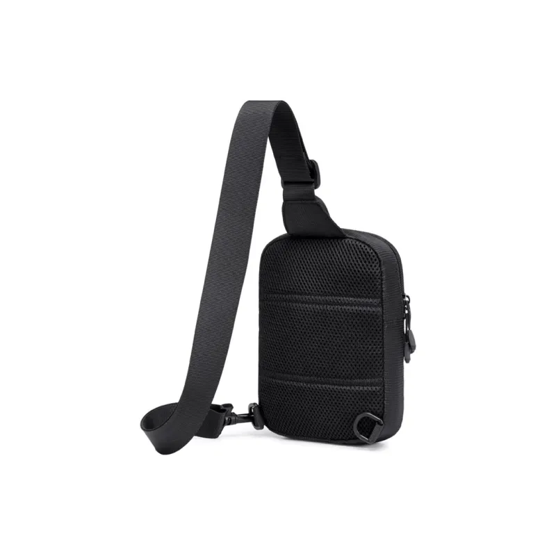 BJIAX Nylon Crossbody Bag, Sling Bag, Shoulder Bag Men's Black-4
