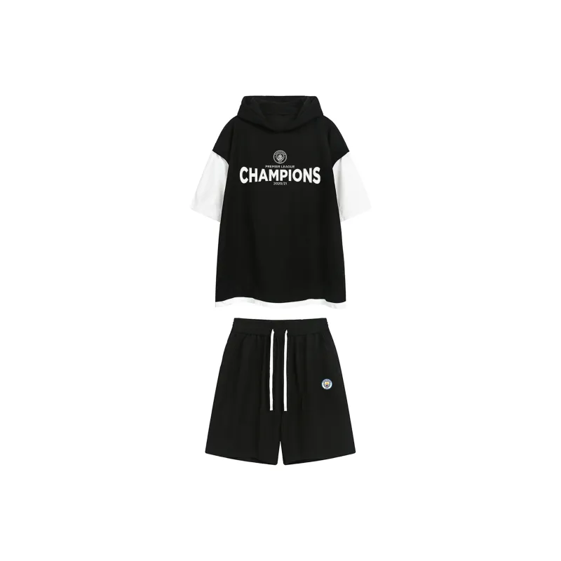 Manchester City F.C. Casual Sportswear Unisex 2 Piece Set-0