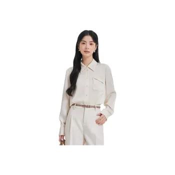 Dajia Poetry Shirts Women's Champagne Beige