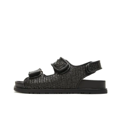 Millies Beach Sandals Women's Black, Apricot