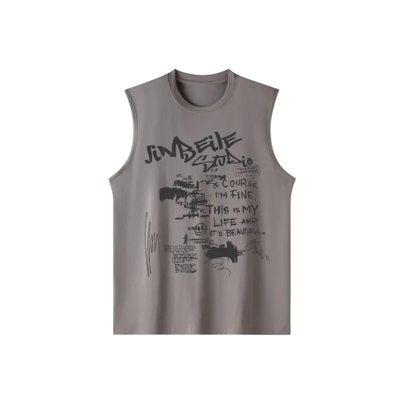 JINBEILE Tank Tops Unisex-8