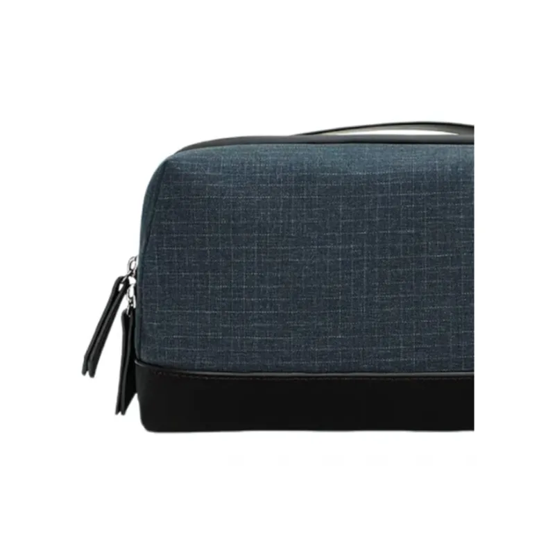 Boniu Canvas, Oxford Makeup Bag Regular Unisex Black/Gray/Blue-3